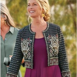 Soft Surroundings bolero jacket